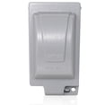 thumbnail image 1 of Leviton Boîte de Réceptacle Étanche, Couvercle Extra Duty Tout-en-un Inclut des Inserts pour Réceptacles Simples, Recto Verso et Decora/GFCI, Montage Vertical, m, 1 of 1