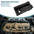 thumbnail image 3 of Unique Bargains 1 Set Engine Valve Cover Valve Rocker Cover for Chevy Cruze 2010-2015 No.55564395/55558673, 3 of 7