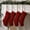 Red, variant on Christmas Stockings Cable Knitted 18 Inch Solid Personalized Christmas Stockings Bulk Decorations for Family Holiday Xmas Party Tree Hanging Fireplace Farmhouse,Ornaments for Holiday Family ,Green