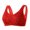 Red, variant on WREESH Womens Push Up Bras Everyday Bras Comfortable Lace Breathable Bra Underwear No Rims Pink