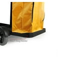 thumbnail image 7 of Farag Durable 3-Shelf 52"x22"x40" Janitorial Commercial Housekeeping Cart, Black and Yellow, 7 of 7