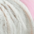 thumbnail image 5 of Catalonia Sherpa Throw Blanket, Super Soft Comfy Micro Fleece Couch Blanket, Reversible Bed Throw TV Blanket, Comfort Caring Gift, Pink, 50" x 60", 5 of 8