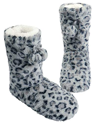 ALLBEST Slipper Socks with Grippers for Women,Winter Cozy/&Comfy Boot Slippers for Women