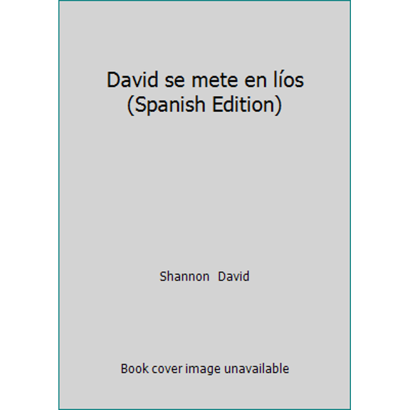 Pre-Owned David Se Mete en Lios (Paperback)