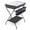 Black, variant on Furnibear Folding Dresser-Style Nursery Changing Table, Gray
