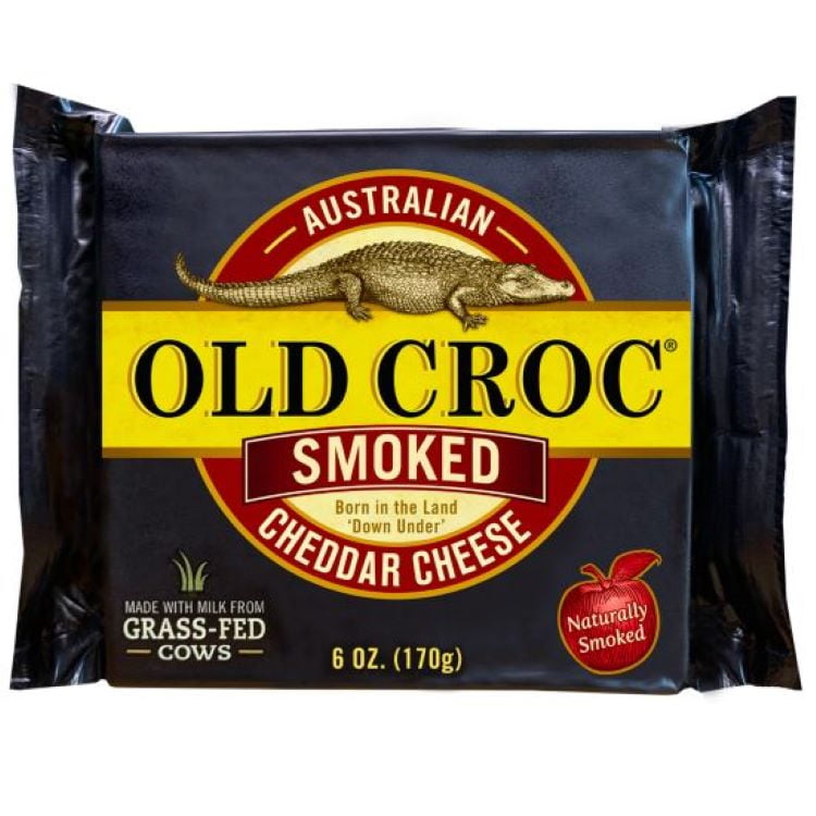 Old Croc Smoked Sharp Cheddar Cheese Chunk, 6 oz