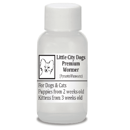 VANILLA FLAVORED Liquid Wormer for Dogs and Cats, 1 oz. - treats 300 pet