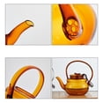 thumbnail image 1 of Tetera china de vidrio de borosilicato perfecl 200ml AMARILLO, 1 of 8
