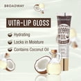 thumbnail image 4 of Ruby Kisses Broadway Vita-Lip Clear Lip Gloss (48 Pack), Ultra-Hydrating & Soothing Formula with Vitamins, High-Shine Non-Sticky Finish Lip Balm with Mint, Rosehip, Coconut, Mango, Argan, Honey, Shea, 4 of 11