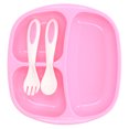 thumbnail image 2 of Platos de alimentación para bebés, platos para comer para niños, bonitos platos para bebés, juego de platos y cuencos para niños pequeños, eficiencia óptima, 2 of 9