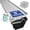 White, variant on FlowGuard Gutter Guards 5" High Clearance 30-Year Gutter Cover System - White - 204ft