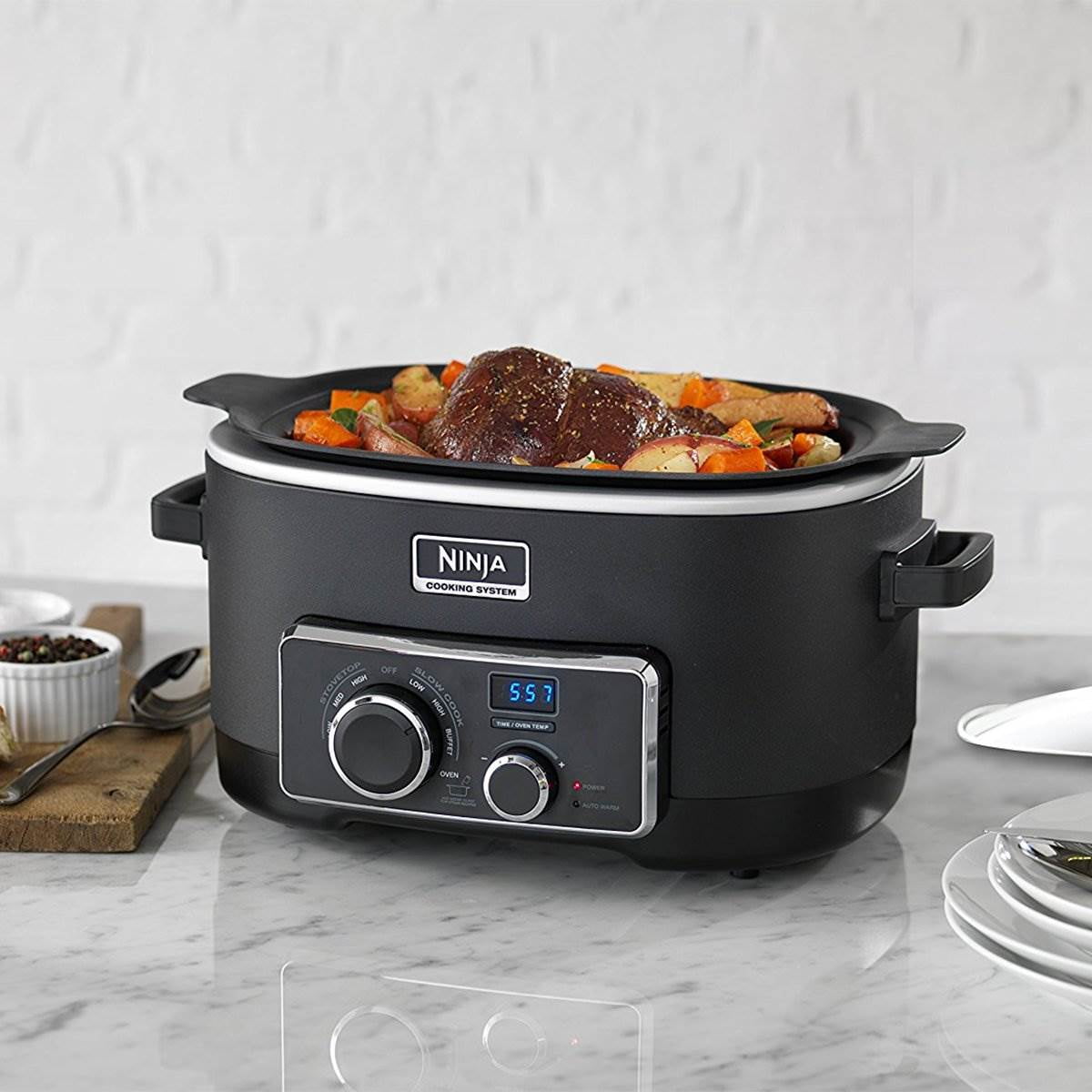 Ninja 3in1 6 Quart Stovetop, Oven, & Slow Cooker Cooking System MC751 Walmart Canada