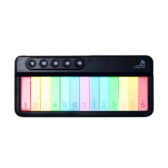 Baby Piano Toy Musical Keyboard for Toddlers Early Learning Educational Instrument with Light Up Sound Music Toys for Boys Girls