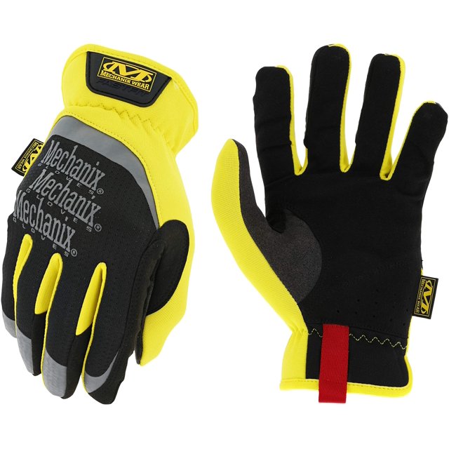 Guantes de trabajo Mechanix Wear FastFit con pantalla táctil, color amarillo S