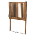 thumbnail image 2 of Baxton Studio Harena Modern and Contemporary Transitional Ash Walnut Finished Wood Twin Size Headboard, 2 of 5