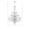 thumbnail image 6 of Crystorama Traditional Crystal 25 Light Polished Chrome Chandelier - 45"W x 61"H, 6 of 8