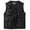 Black, variant on jjayotai Mens Coat Jacket Clearance Men's Sleeveless Work Clothes Jacket Solid Color Stand Collar Multiple Pockets Outdoor Sports Vest Photography Leisure Coat