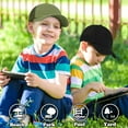 thumbnail image 7 of Toddler Baseball Hat Black Baby Baseball Cap Adjustable Spring Toddler Caps Boys Age 1-3 Year Kids Clothes, 7 of 7