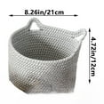 thumbnail image 3 of Woven Baskets for Storage, Wicker Storage Basket, Desktop Storage Set Ear Storage Box Cosmetics Snacks Sundries Key Woven Storage Basket Machine Washable Home Kitchen Convenient Woven Storage Basket, 3 of 9