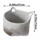 thumbnail image 3 of Ganfancp Conjunto de Almacenamiento de Escritorio Oreja Caja de Almacenamiento Cosméticos Snacks Sundries Llave Tejido Cesta de Almacenamiento Lavable a Máquina Hogar Cocina Conveniente Tejido Cesta, 3 of 4