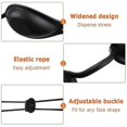 thumbnail image 4 of Gafas de seguridad ultravioleta,Gafas de solarium de 3 piezas,Gafas de protección ocular ultravioleta,Protección ocular de salón de bronceado,Gafas de seguridad de solarium infrarr, 4 of 5