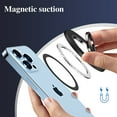 thumbnail image 5 of TECH CIRClE Magnetic Phone Ring Holder for MagSafe, Magnetic Cell Phone Grip Stand Finger Ring Kickstand with Two-Sided Magnetic for iPhone 15 Pro Max 14 13 12,Android,MagSafe Accessories,Matte Blue, 5 of 10