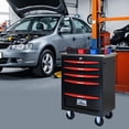 thumbnail image 4 of ARTMAN 5 Drawers Steel Storage Rolling Tool Chest Cabinet Cart with Wheels and Stainless Steel Roof, 4 of 10