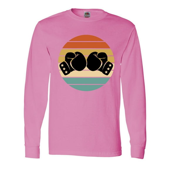 Inktastic Kickboxing Boxing Gloves Long Sleeve T-Shirt