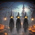 thumbnail image 2 of Estaca Bruja Aterradora Estacas Brujas Grandes Iluminada Gritadora LED Halloween Con Control Voz Impermeable para El Y Patio Exterior, 2 of 9