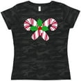 thumbnail image 3 of Inktastic Candy Canes and Holly Christmas Women's T-Shirt, 3 of 5