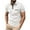 White, variant on Men's Classic Polo Shirt Casual Short Sleeve Plaid Textured Tee Regular Fit Business and Golf Polo Shirt