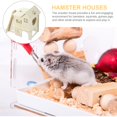 thumbnail image 3 of HLONK 1 Set Guinea Pig Hideout House with Ramp Multi Chamber Small Animal Hut  Nest, 3 of 8