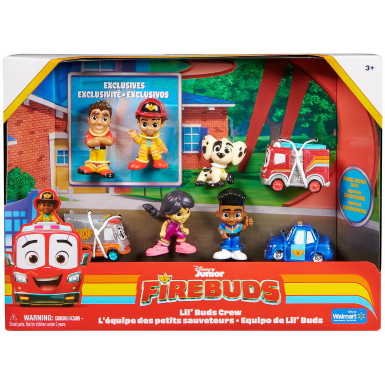 Disney Junior Firebuds Friends Bo And Flash Figure And Fire Truck Set :  Target