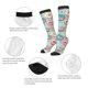 thumbnail image 3 of Balery Colorful Donut Calcetines novedosos Calcetines deportivos Calcetines hasta la rodilla Calcetines de algodón Calcetines originales y geniales, 3 of 6