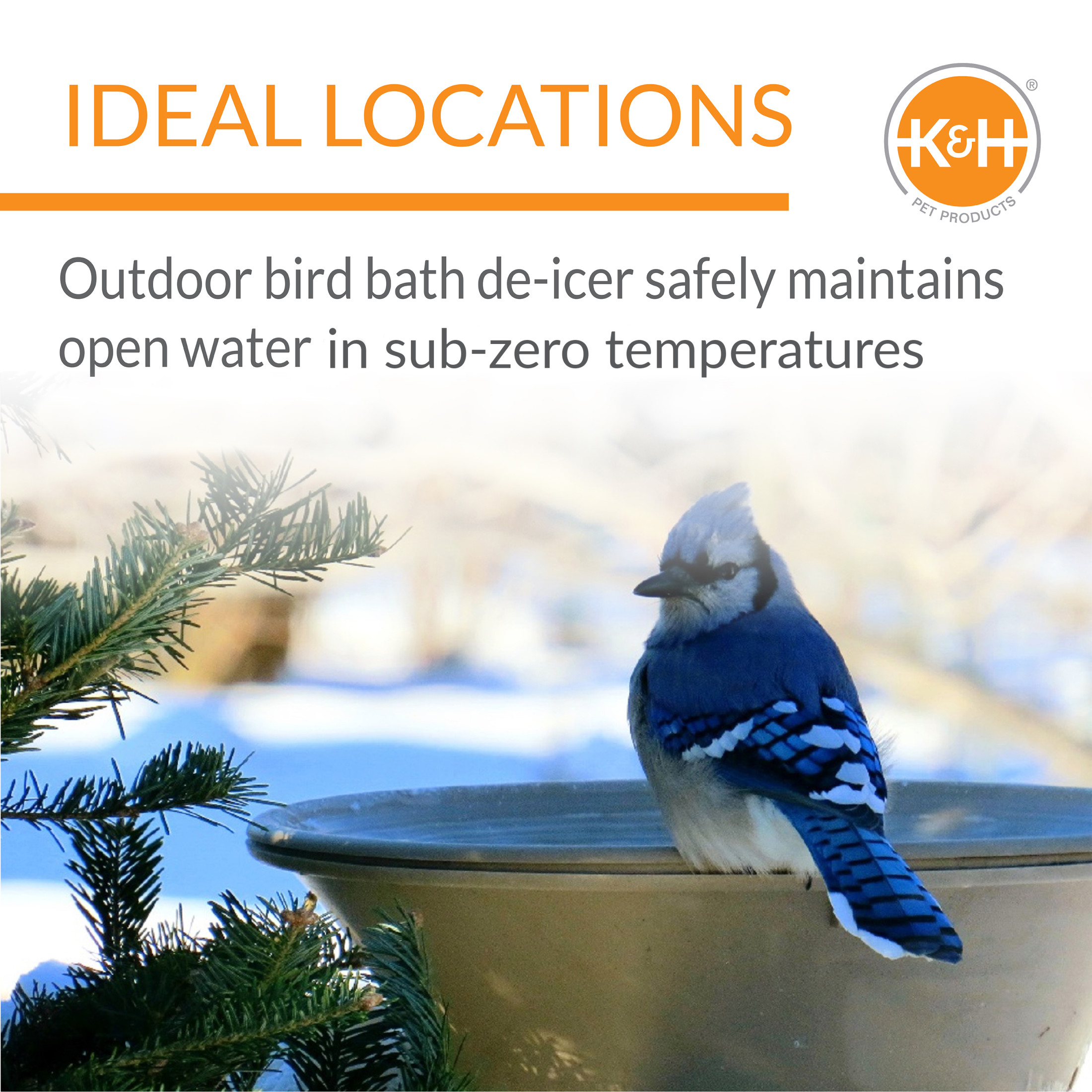 K&H Pet Products Ice Eliminator Super Birdbath Deicer Natural Super 80 Watts - image 5 of 8