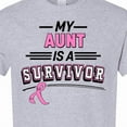 thumbnail image 4 of Inktastic My Aunt is a Survivor Breast Cancer Awareness T-Shirt, 4 of 5