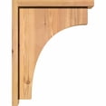 thumbnail image 3 of 5 1/2"W x 14"D x 18"H Huntington Smooth Corbel w/Backplate, Western Red Cedar, 3 of 9