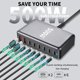 thumbnail image 3 of Estación de carga rápida USB C de 500 W, concentrador de 8 puertos PD PPS, cargador de pared de 100 W, 3 of 8