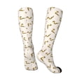 thumbnail image 4 of Fotbe Cartoon Snake print Women's Men's Novelty Crew Socks Cotton Socks Knee High Socks for Walking,Running,Nurses,Pregnancy, 4 of 9