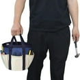 thumbnail image 4 of Waterproof Gardening Tote Cozival Heavy Duty Garden Tool Organizer - 6-Pocket Oxford Cloth Tote Bag with Reinforced Handles, Waterproof Storage for Gardening Supplies, Outdoor Tool Carrier Bag, A, 4 of 5