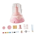 thumbnail image 2 of yuksok Kids Electric Pottery Wheel Set Craft Making Kit Diy Creative Education Toys Children in Parents Interactive Toy Ceramic Machine Pink 2 Clay, 2 of 9