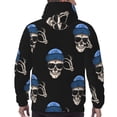 thumbnail image 5 of Hoodies for Men - halloween cool skull Long Sleeve Comfrt Men'S Fashion Hoodies & Sweatshirts, Sweatshirts for Men Hoodies Pullover Clothing Clothes with Pouch, 5 of 7