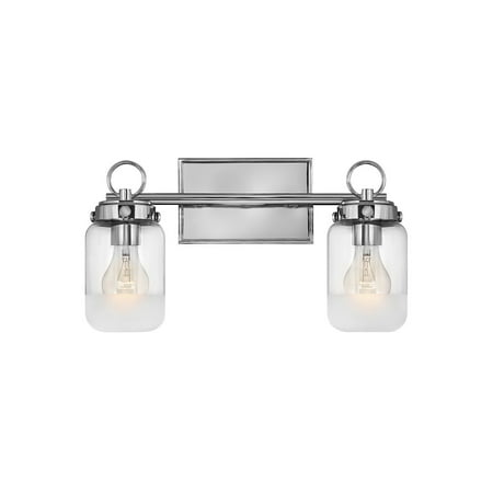 

Hinkley Lighting 5062 Penley 2 Light 16 Wide Bathroom Vanity Light - Nickel