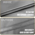 thumbnail image 2 of ASTRAEA Outdoor TV Cover 60~65 inch, 600D Heavy Duty Weatherproof LED Flat Screen Protector with Waterproof Zipper for Outside Television, Gray, 2 of 8