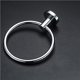 thumbnail image 5 of Toystoory Colgador de soporte de anillo de toalla de acero inoxidable cromado montado en la pared baño hogar Hotel Accesorios de baño Toystoory HA020098-00, 5 of 6