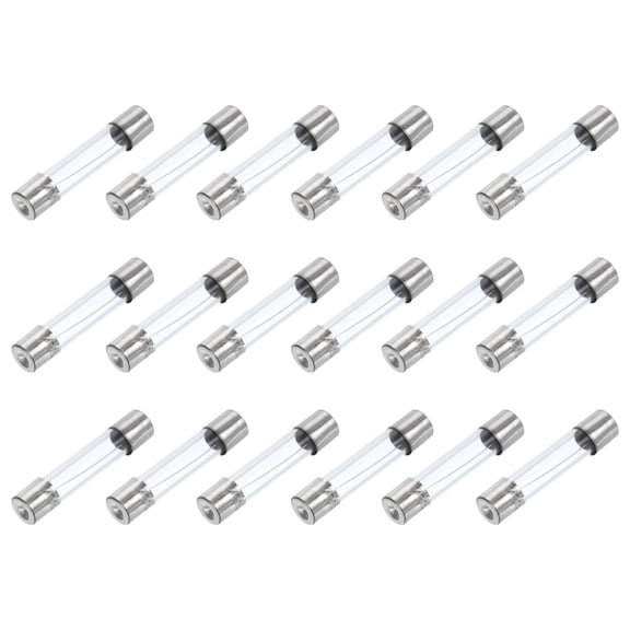 18Pcs Glass Tube Fuses, Axial-with Wire 6x30mm 15A 250V Replacing or Repairing Many Home Electronics (F15A)