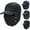 Black, variant on Men Winter Trapper Hats Outdoor Cycling Cold-Proof Ear Warm Cap Unisex Winter Hunting Hat Warm Windproof Hats
