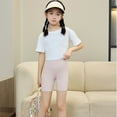 thumbnail image 6 of Girls' Pants Children's High Waist Stretch Three Layer Leggings Athletic Shorts for Girl(Color:Pink,Size:10-11 Years), 6 of 6