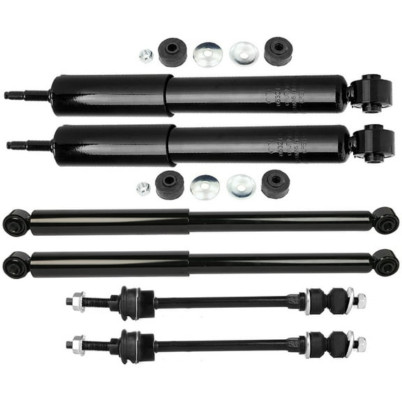CCIYU Front Strut Spring Assembly Control Arm and Ball Joint Assembly 2002-2005 for Dodge Ram 1500 ST Standard Cab Pickup 2-Door Complete Suspension Kit Fits replace for 32392, 37207, K7422