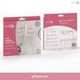 thumbnail image 6 of All Hung Up 6-Tier 6" Wall Jewelry Organizer, Command Strips included for Easy Hanging, 120 Hole Earring Organizer, Necklace Organizer, Bracelet Holder, Ring Holder, Rotating Branches, White, 6 of 6